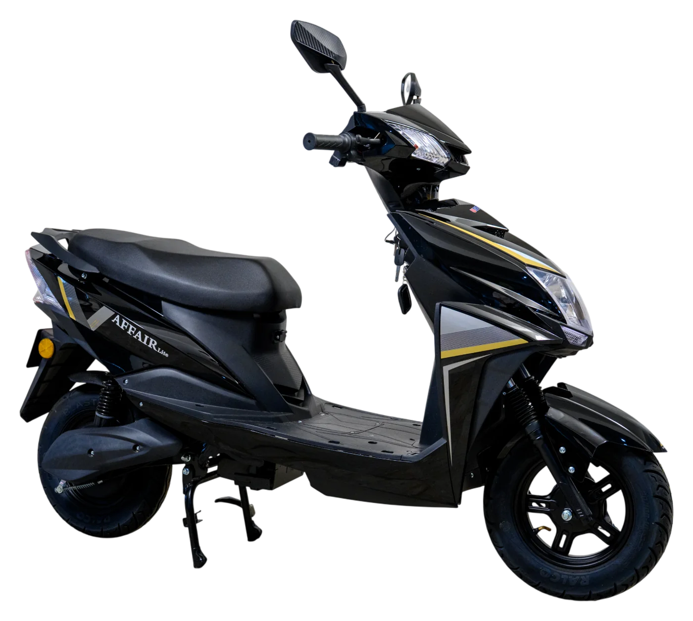 USTROM Affair+ electric scooter in Midnight Black