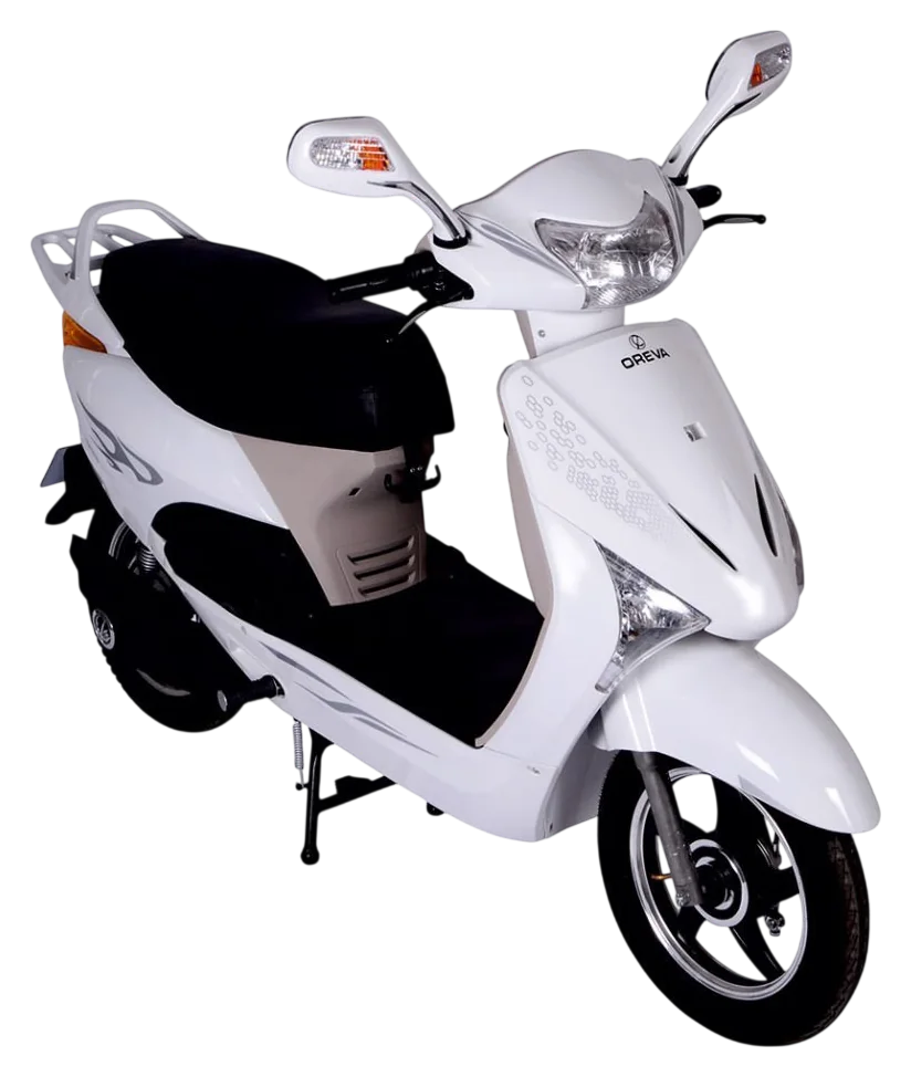 Oreva Alish electric scooter in Pearl White